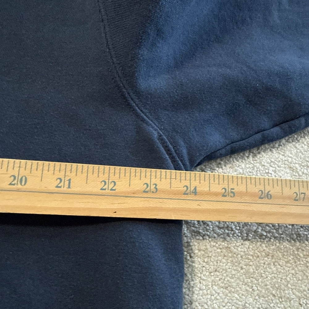 Chick-Fil-A Originals Blue Waffle Fry Heart Hoodie Sweatshirt Mens XL - Picture 5 of 10